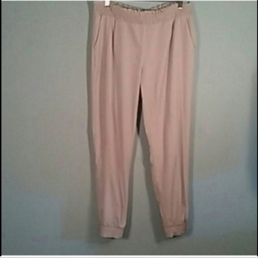Athleta one size athleisure jogger pants elastic waistband and cuffs